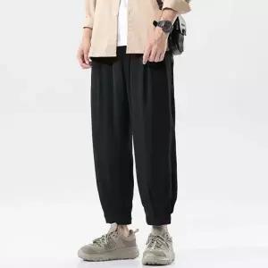 [모로엠] 핀턱 남성 세미 와이드 9부 팬츠 ON-PTA-QWFN1025