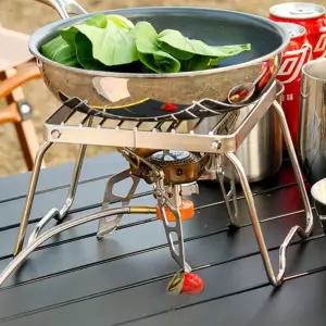 캠핑용 버너 그리들 받침대