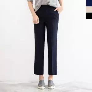[라일리여성의류] Rly 9부팬츠 정장팬츠 슬랙스 일자팬츠 여성정장팬츠