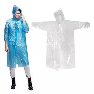 [RIZPICK]일회용 얇은 비닐 비옷 우비 상의 우의 임의색상