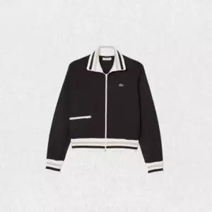 매장정품 라코스테 LACOSTE 26SS 여성 인터록 컬러티핑 집업 스?셔츠 SF5252-56G 0QI버팔로브라운 LSMA 14