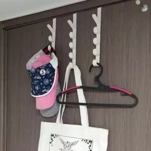 도어걸이 5후크 ABS 도어행거 도어훅 방문옷걸이 가방 모자정리