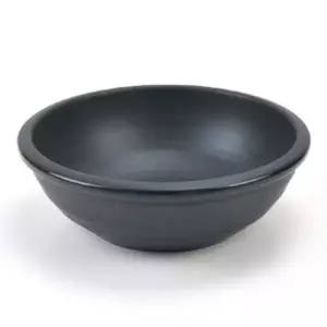 뷔페 레스토랑 식당용 블랙 샐러드볼 DS-6421 시어머니선물 밥공기