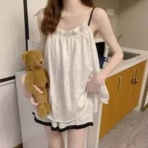 프릴 나시 투피스 파자마