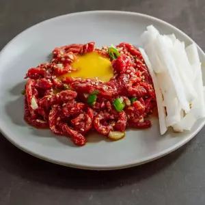 [천사푸드] 농협안심한우 1등급 육회 200g+200g(소스미포함)