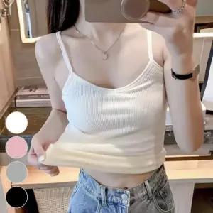 겨울 보온 이너웨어 여성 골지 기모 나시 끈나시 속옷 레이어드