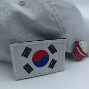 J2K 태극기 자수패치 와펜패치 아웃도어 군복 의류 모자 리폼 국기 모양