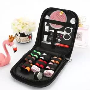 14색 받짇고리 세트 바느질함 휴대용 받짇고리함