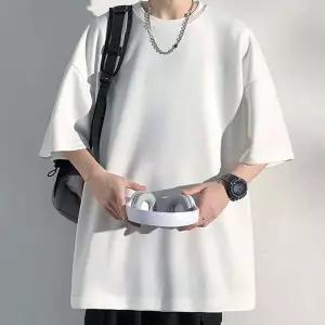 [모로엠] 베이직 루즈핏 남성 무지 티셔츠 ON-TSA-QWFN17EH