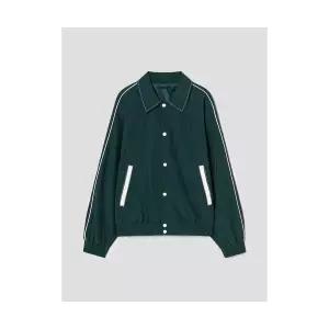 브랜드정품 에잇세컨즈 8SECONDS 나일론 바시티 점퍼 그린 356027