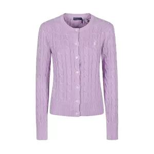 [폴로 랄프로렌]26SS 포니 자수 클래식 가디건 라일락 211971868 506