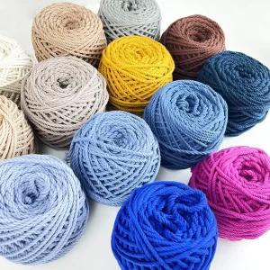 마크라메실 면로프 로프실 볼사 90합 13컬러 코바늘실