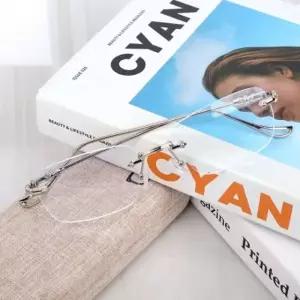 SpaR 스퀘어 긱시크 무테 안경 실버 OWJ60323