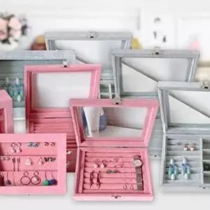 고급형 미니 악세사리정리함 쥬얼리보관함 8종