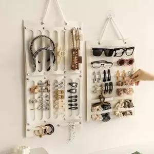 머리띠정리대 악세서리진열대 주얼리 수납행거 벽걸이 매전 진열 보관 장식수납행거 안경수납 핀 띠 헤어
