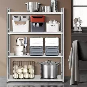 (상품선택 올스텐선반 900 4단)올스텐선반 900 4단 창고수납장 대피실 베란다정리 진열대 대형랙