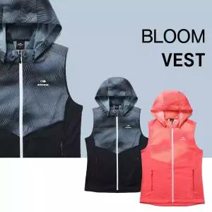 아이더 블룸 여성 프린트 배색형 베스트 조끼 DWU21618 2COLOR