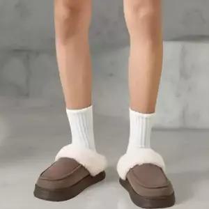 [옷자락]남성 겨울 따뜻한 퍼 실내 슬리퍼 털 슬리퍼