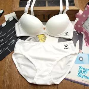 [3단계]베이직 화이트80B 주니어속옷 주니어브라 세트