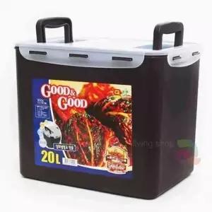 ( )핸들 밀폐용기 20L 김장용기 김치보관용기 냉장고정리용기 식품용기 김장김치통