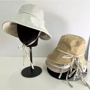 자외선차단 여성 탄탄한 방수 챙 벙거지 모자 넓은 여름 자외선차