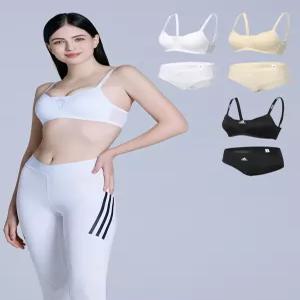 아디다스 퍼포먼스 여성 퀵드라이 에어로 퍼펙트 모션핏 브라팬티 6종세트