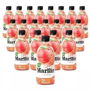 [음료센타]웅진 자연은 더말린제로 복숭아500ml 20입