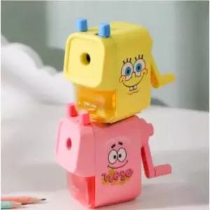 [문구/오피스] 델리 스폰지밥 5단 심조절 연필깎이