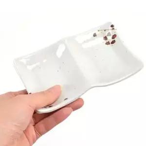 나눔용 멜라민 반찬접시 소스볼 찬기 2구 식사 용기