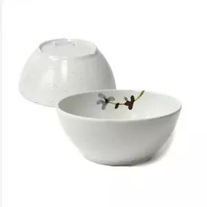 국그릇 면기볼 멜라민 그릇 도라지 샤링 디자인