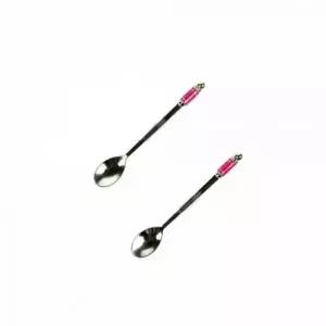 과일포크 티포크 스텐 2P 10세트 손님용 포크 핑크