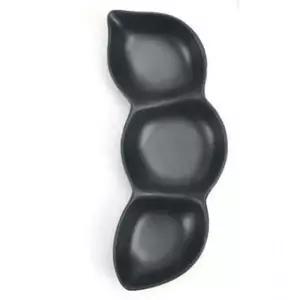 나눔접시 멜라민 3구 반찬접시 소스볼 종지 20cm