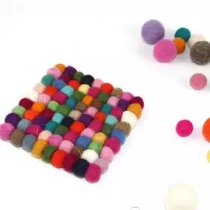 냄비받침 사각 펠트 주방용품 핸드메이드 소품