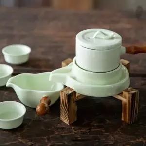 다기세트 찻잔 세트 도자기 다도구 선물용 민트