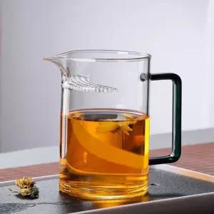 다도 거름망 숙우 400ml 그린 크리스탈문