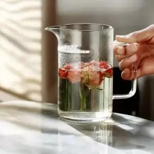 다도 거름망 숙우 400ml 투명 크리스탈문