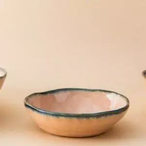 도자기 종지 소스기 1p 원형 팔레트 식기 그릇