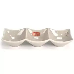 나눔용 멜라민 접시 3구 소스볼 반찬 저장 용기 그릇