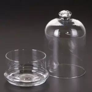 디저트돔 유리 보관 트레이 홈파티 간식 용기 1P