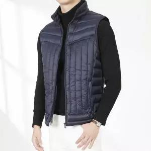[더마인드]남성 기능성 경량 패딩 겨울 웰론 등산 골프 아웃도어 패딩 조끼 HA42