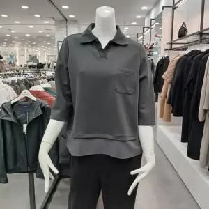 [샤트렌]셔츠형져지 티셔츠  HCEF03_GN