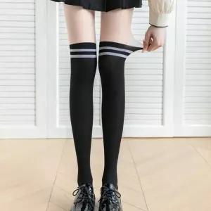 G126136_배색 페이크스타킹 골프스타킹