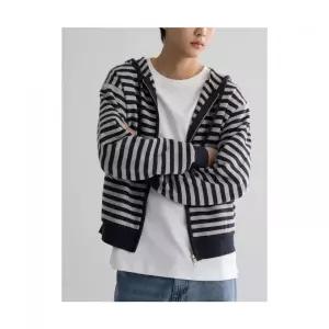 매장정품 에잇세컨즈 8SECONDS 스트라이프 후드 가디건 네이비 45635ASSAR 205461