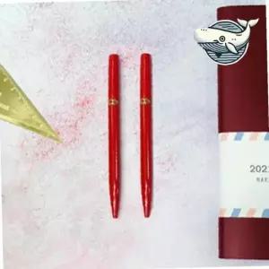 특별한 디자인 고급 필기구 세련된 레드 볼펜