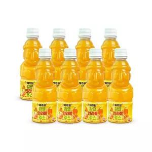 제주 감귤 한라봉 100% 착즙 주스 330ml 8병 무첨가 원액