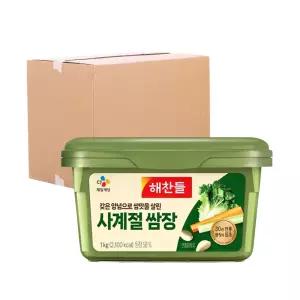 [박스] CJ 해찬들 사계절쌈장 1kg 12입