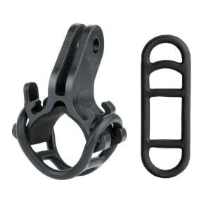 후미등 안전사고 비상등 후방 가능한 밴드 스트랩 조절 액세서리 손전등용 탄성 고정 마운트 실리콘 10pcs 핸들바 라이트