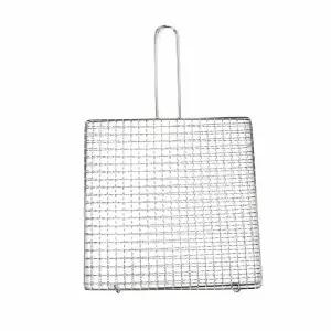 양면석쇠 석쇠 양면 그릴 바베큐 손잡이 캠핑 사각