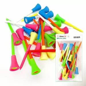 TBZ 턴트골프 플라스틱고무 골프티 L 롱티 1팩 25개입