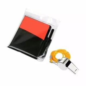 심판 수첩 카드 호루라기 세트